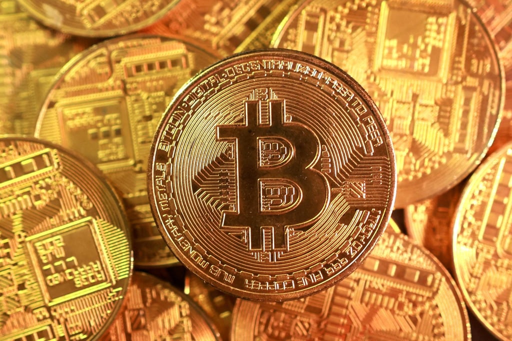 Représentation de la cryptomonnaie bitcoin
