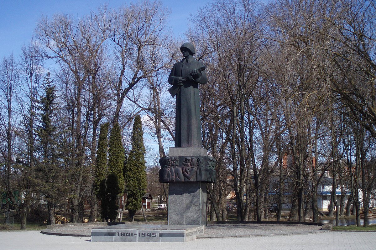 Monument en Lettonie.