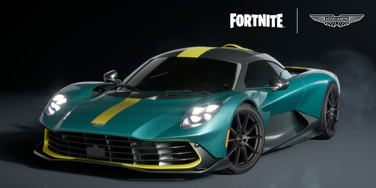 L'Aston Martin Valhalla fait son arrivée pour Noël dans Fortnite et Rocket League ! Prêts à jouer avec élégance ?