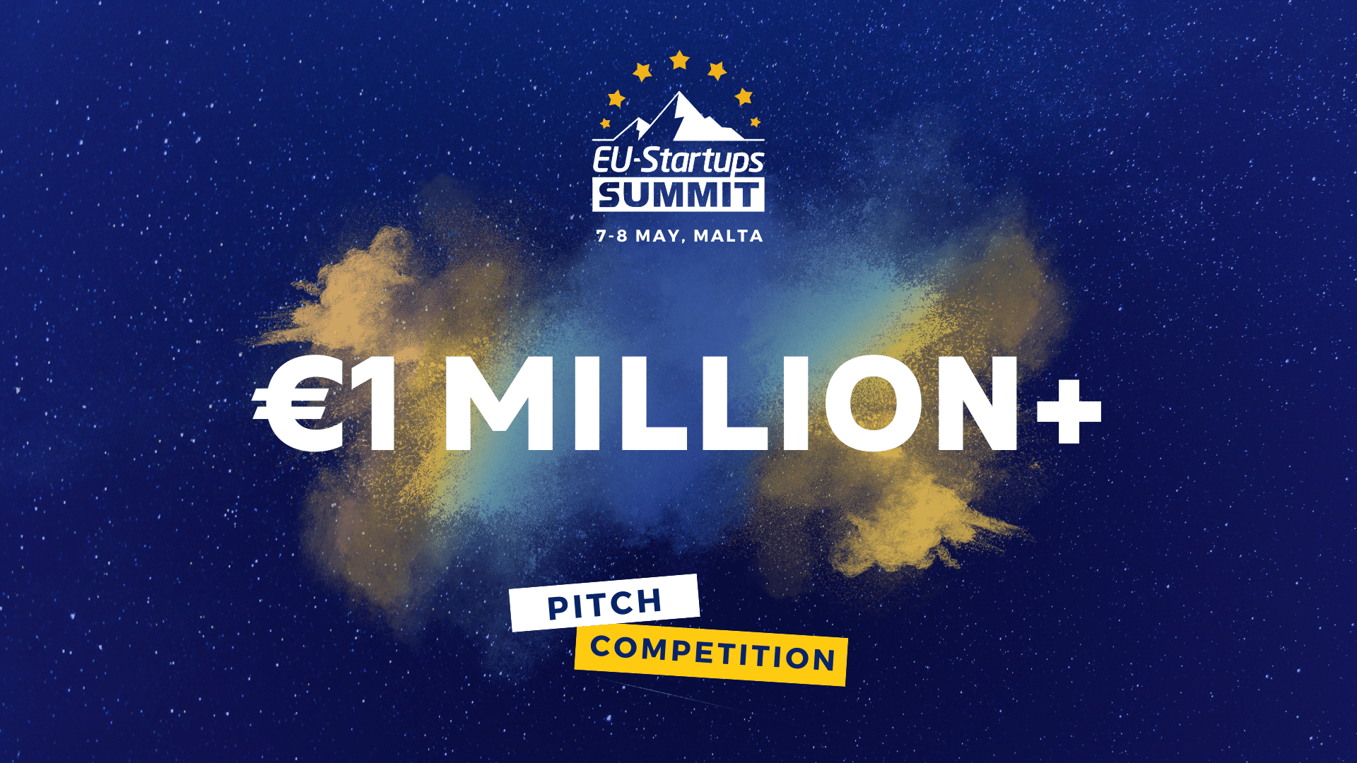 Mise à jour : le prix de la compétition Pitch de l'UE atteint désormais 1 million d'euros !