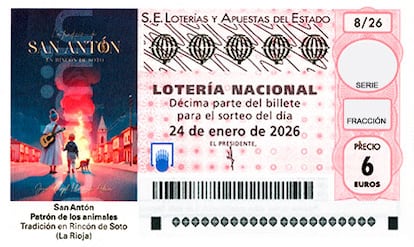 Décimo Lotería Nacional samedi 24 janvier 2026