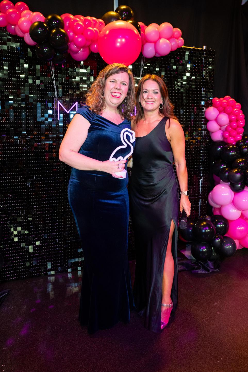 Natalie Hamer and Louise Crockett at The Maven Awards
