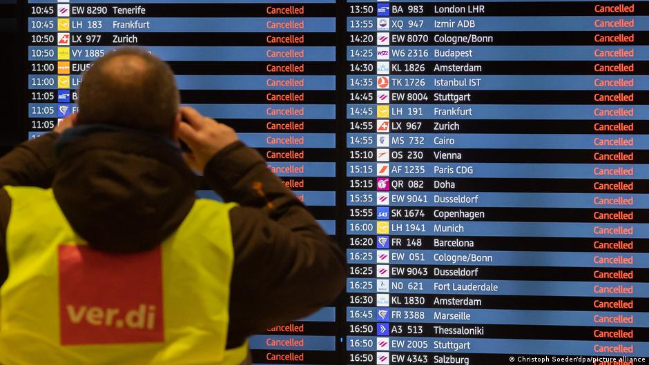 Aéroport de Berlin : Tous les vols annulés le 18 mars à cause d'une grève !