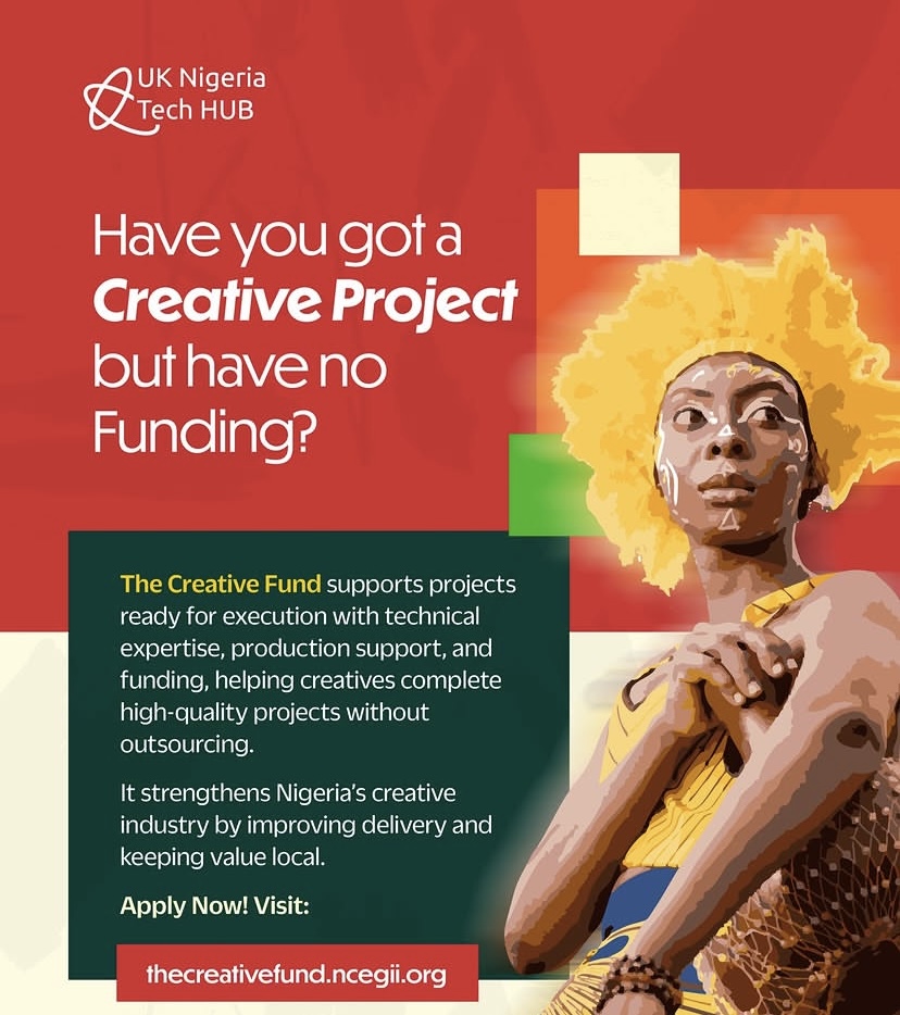 Appel à Candidatures : Fonds Créatif UK-Nigeria 2026 (Basé sur des Projets)