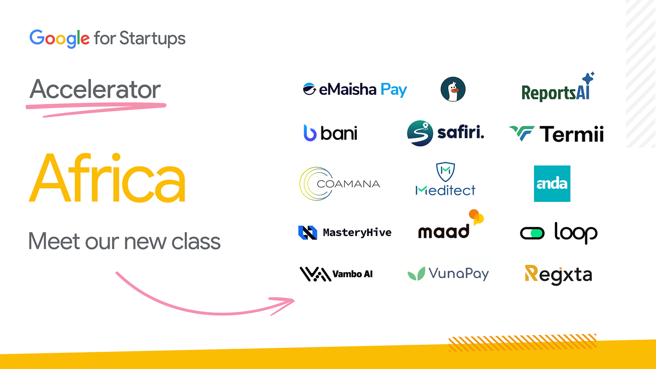 Découvrez les 15 Startups Innovantes du Programme Accélérateur Google pour l'Afrique !