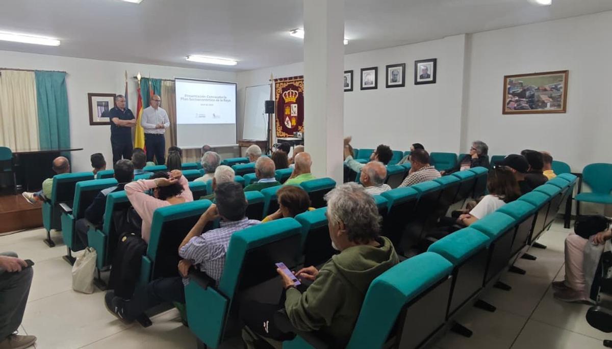 Un moment de la réunion à Alcañices