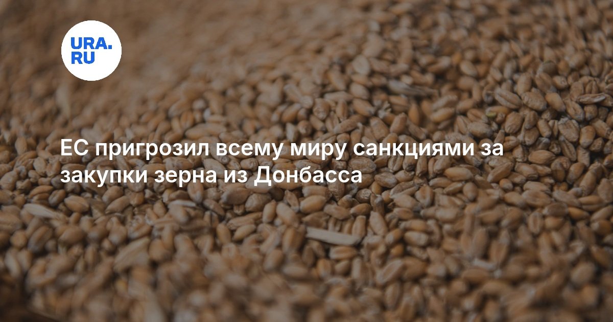 L'UE menace le monde de sanctions pour l'achat de céréales en provenance du Donbass et de Nouvelle-Russie : l'enjeu d'un commerce avec les nouvelles régions.